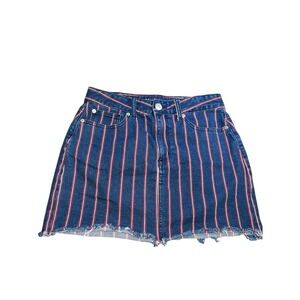 American Eagle Jean Stretch Women's Cotton Skirts Hi Rise Mini SZ 6‎